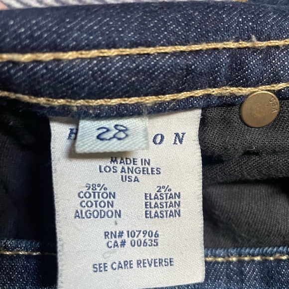 Hudson Signature Boot Cut Denim Jeans  28 X 34 - Picture 2 of 4